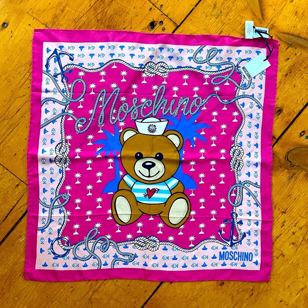 Vibrant silk scarf!